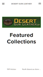 Mobile Screenshot of desertgunleather.com